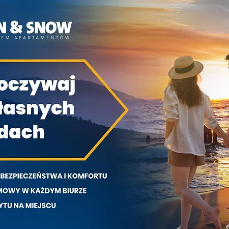 Modern Tower, Sun & Snow Гдыня