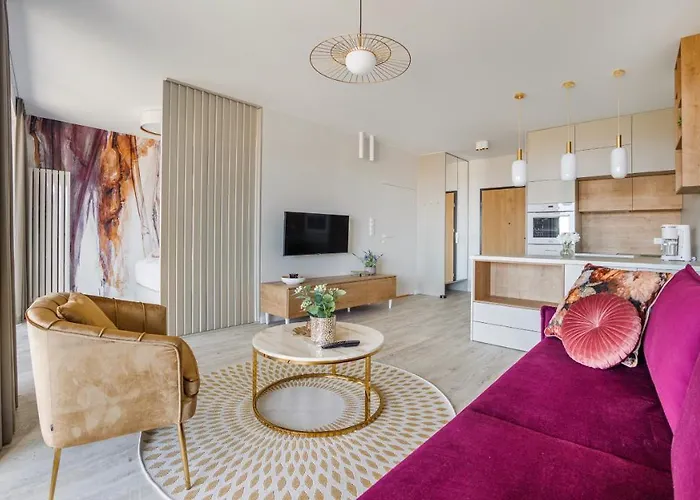 Modern Tower, Sun & Snow *