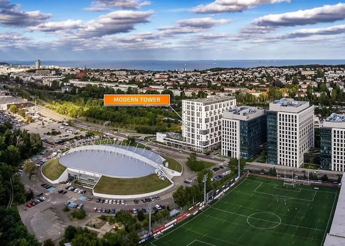 Modern Tower, Sun & Snow Appartement